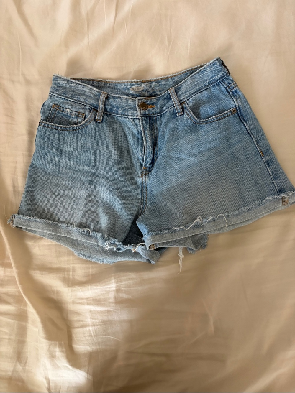 Old Navy Light Blue Denim Cutoff Shorts